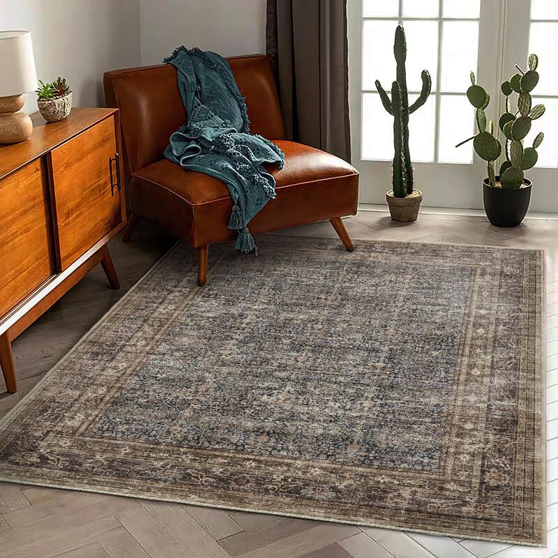 Alfombra Champlant 183x274 Cm Lavable Vintage R... image number null