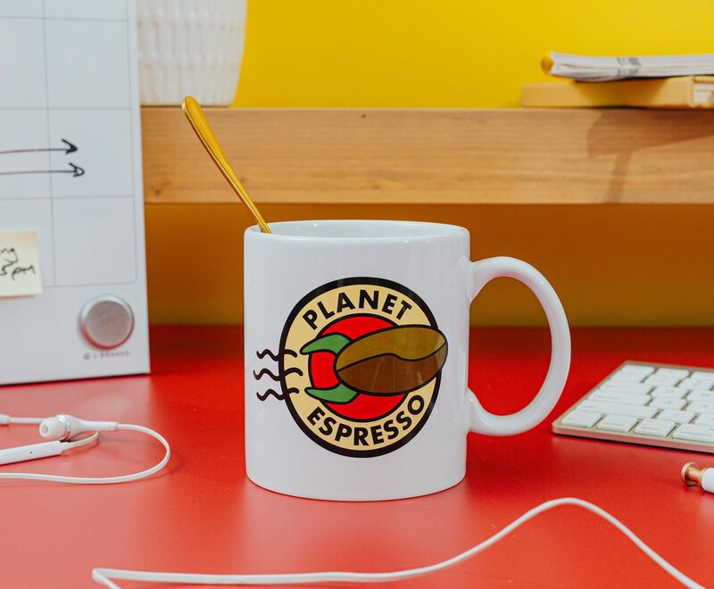 Taza De Caf&eacute; Silver Buffalo Futurama Planet Esp... image number null