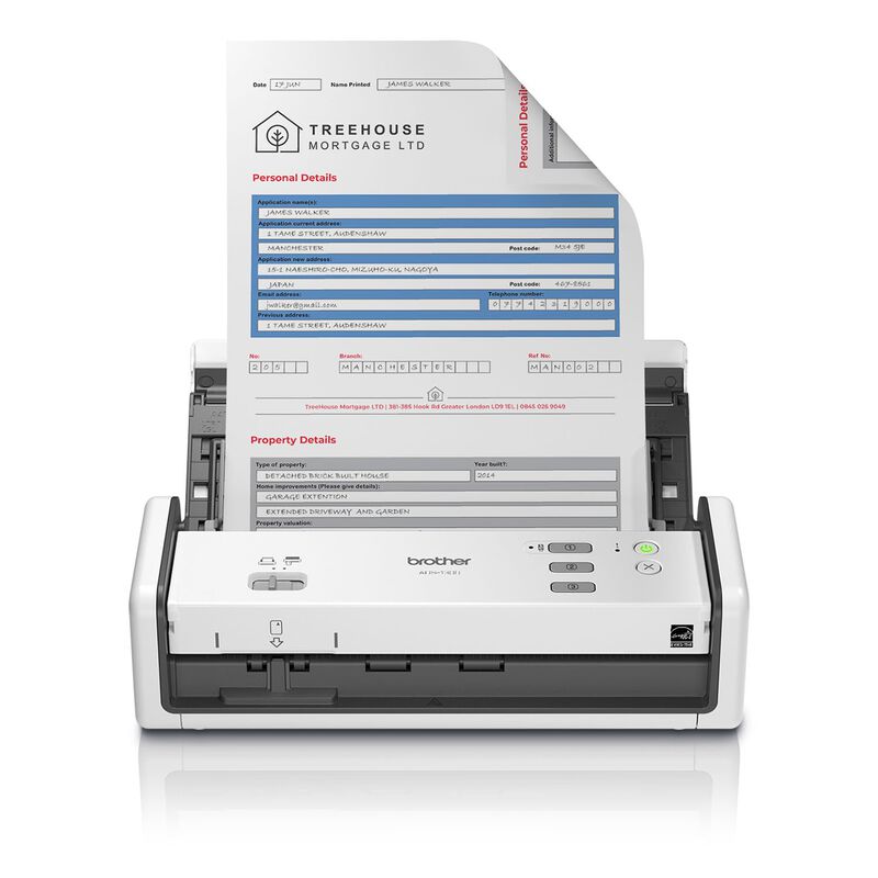 Esc&aacute;ner De Escritorio Brother Ads-1300 Compact ... image number null