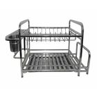 Escurridor de Trastes 2 Niveles con Charola Acero