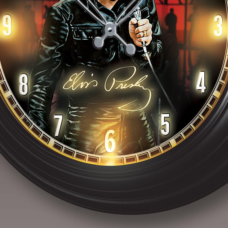 Reloj De Pared At&oacute;mico Elvis 36 cm &ndash; The Bradfo... image number null