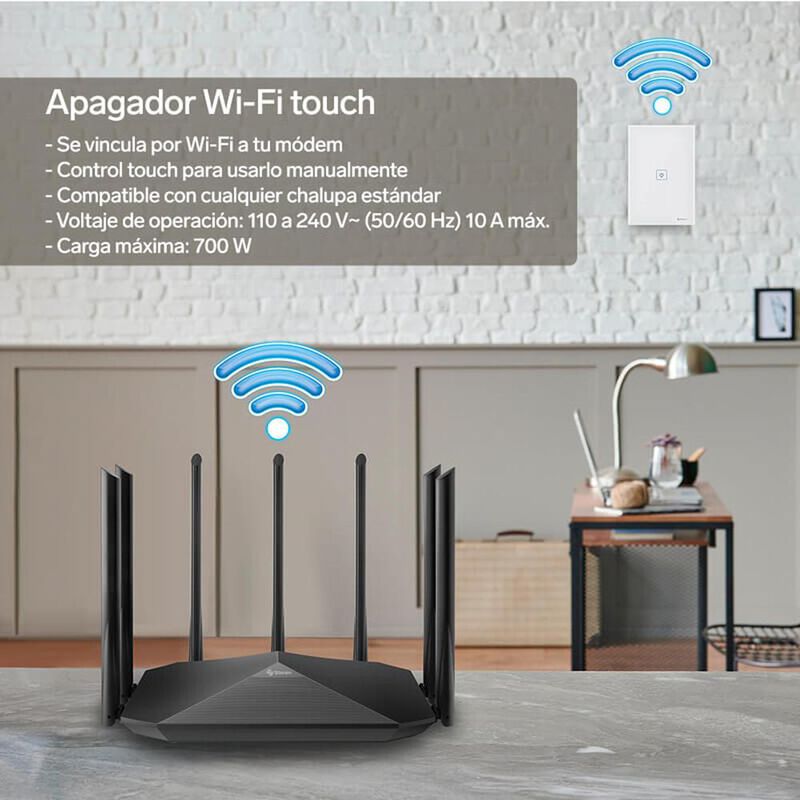 Apagador Touch Wi-fi, Sencillo | Shome-111 image number null