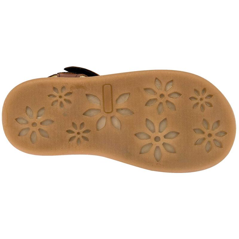 Yondeer Sandalia para beb&eacute; ni&ntilde;a caf&eacute; image number null