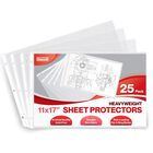 Protectores De Hojas Dunwell 11x17 (paquete De 25) Libre De &Aacute;cido