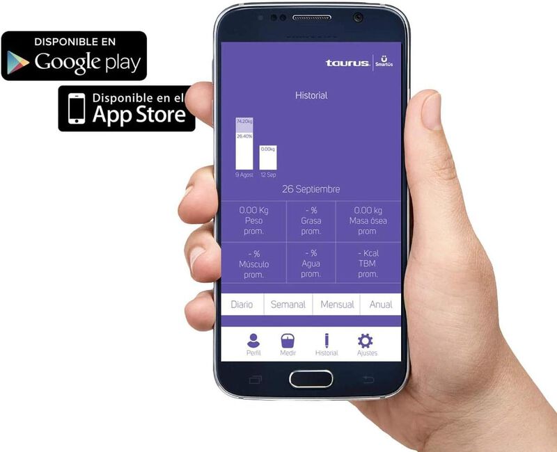 B&aacute;scula Taurus Bio Fit Bluetooth App 150 Kg Vid... image number null