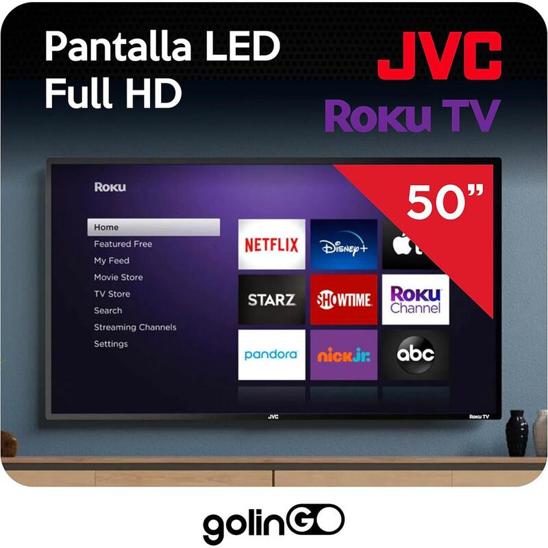 PANTALLA JVC SI50UR 50 PUL SMART TV UHD 4K ROKU image number null