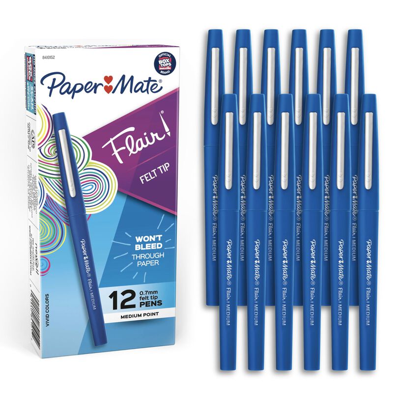 Bol&iacute;grafos Con Punta De Fieltro Paper Mate Flai... image number null