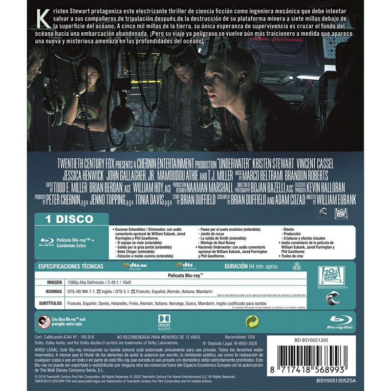 Bajo el agua [Blu-ray] image number null