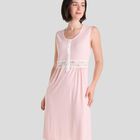 Camis&oacute;n Corto Lohe con Encaje y Botones Rosa