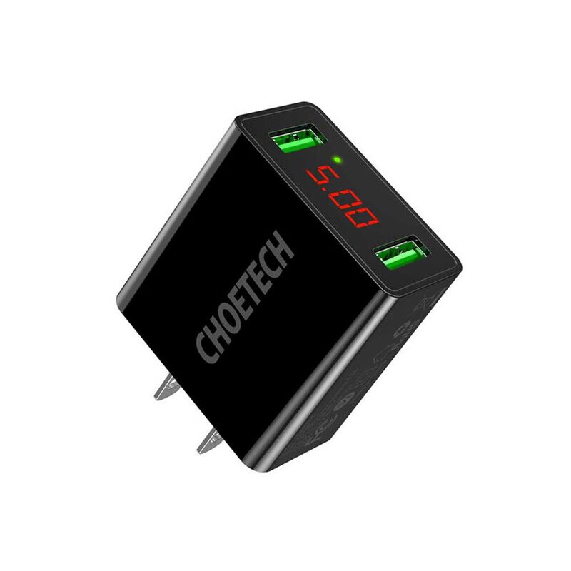 Cargador AC CHOETECH 2 x USB-A 2.2Amp Universal... image number null