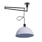 Lampara Candil Movible de 1 Luz Ajustable Blanco