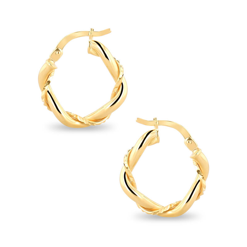 Arracadas De Oro Amarillo 10K (10Mm Aprox) image number null