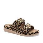Been Class sandalia piso para mujer camel caf&eacute; negro cod 140223-E