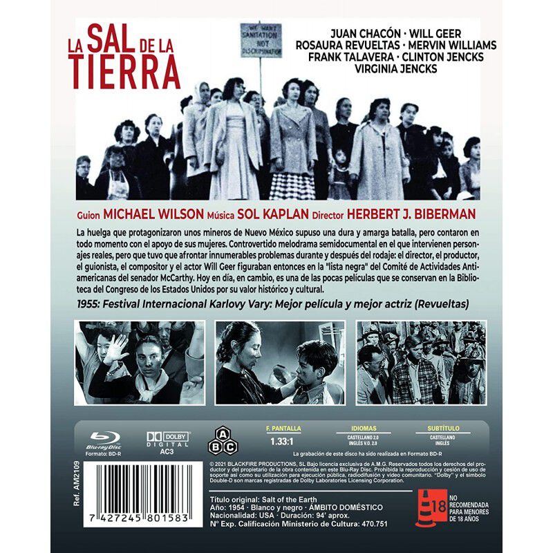La sal de la tierra (Blu-ray) (Bd-R) (Salt of t... image number null