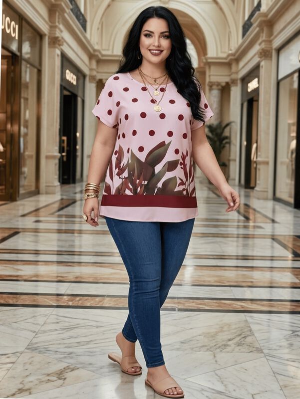 Blusa Casual Bluson Malabis Bl-1041 Rosa image number null