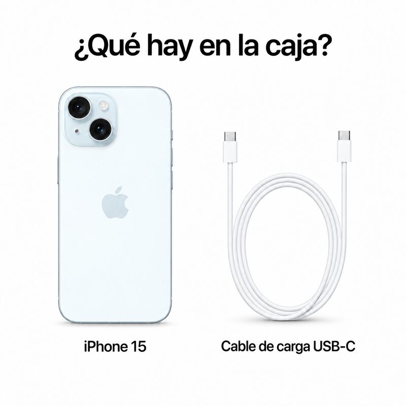 iPhone 15  128 GB Azul Reacondicionado image number null
