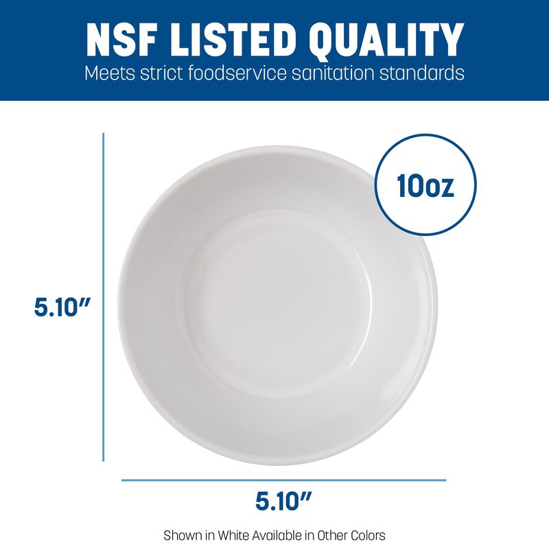Taz&oacute;n Carlisle Foodservice 284 ml Negro, Paquet... image number null