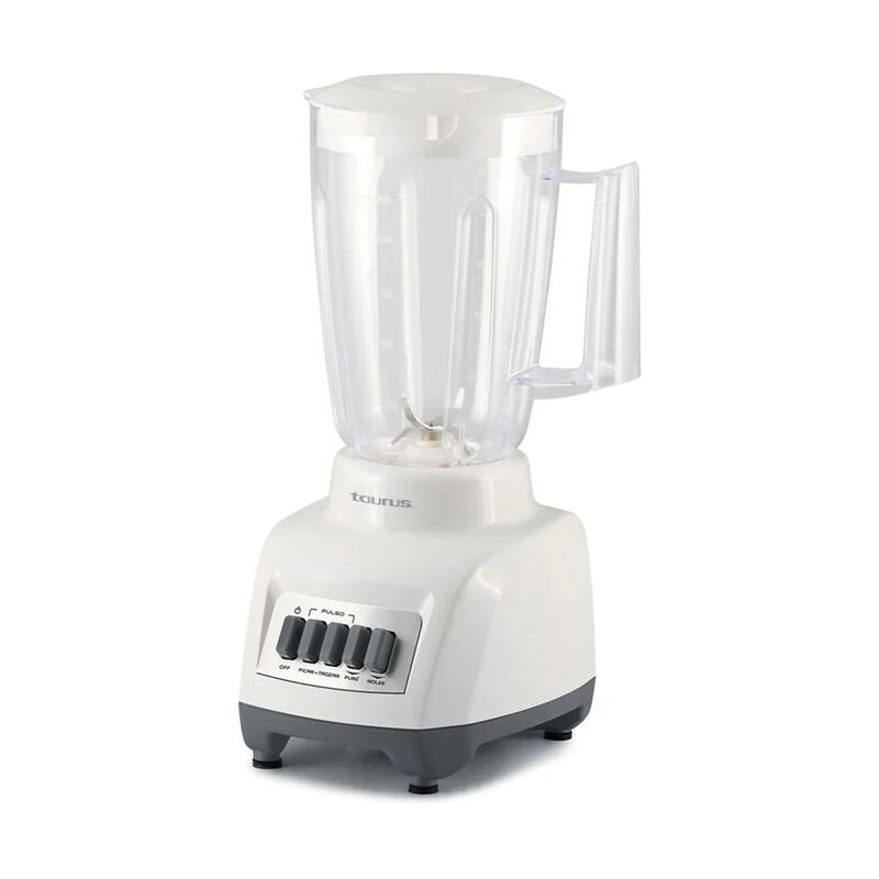 Licuadora Taurus Vaso Pl&aacute;stico 1.25 L Blanca 4 ... image number null