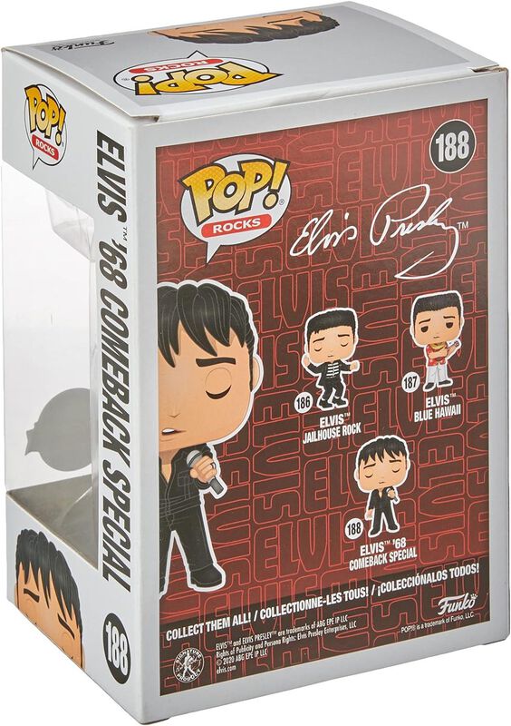 Funko Pop! Elvis Presley 1968 Diamond Glitter #... image number null