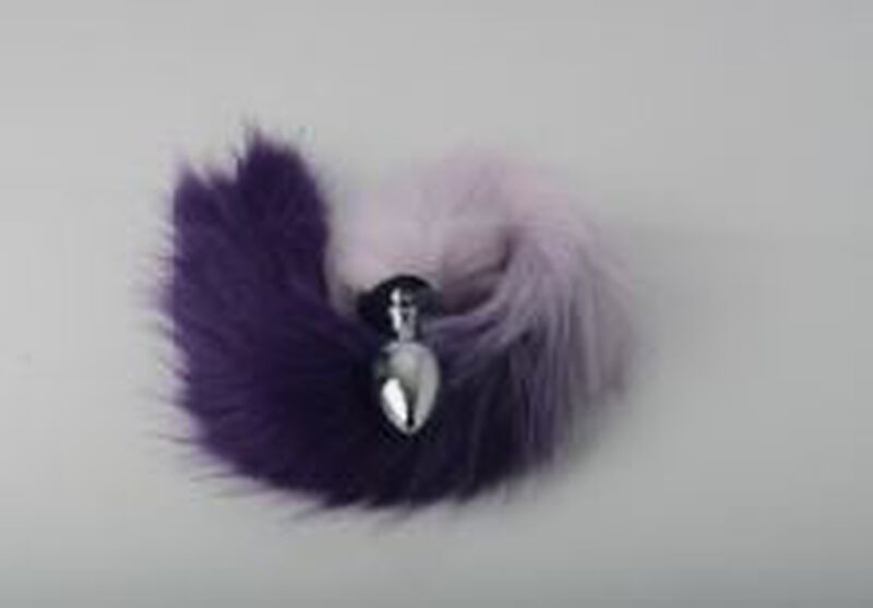 COLITA DE ZORRO ANAL MORADO NUBE BUTT image number null