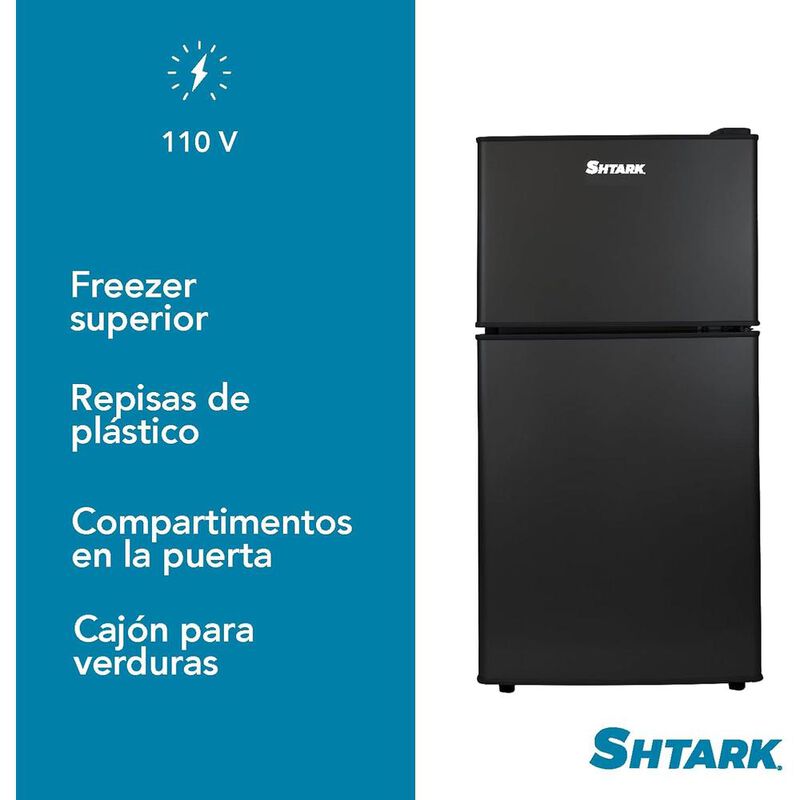FRIGOBAR SHTARK SHTF2P86LN DE 3 PIES DE 86L 127... image number null