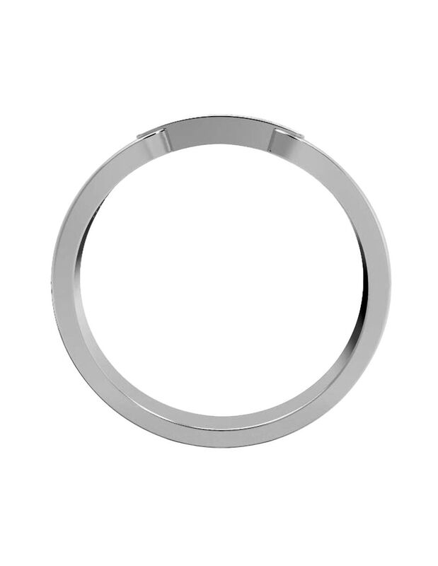 Anillo de Compromiso en Oro Blanco 14K con Circ... image number null