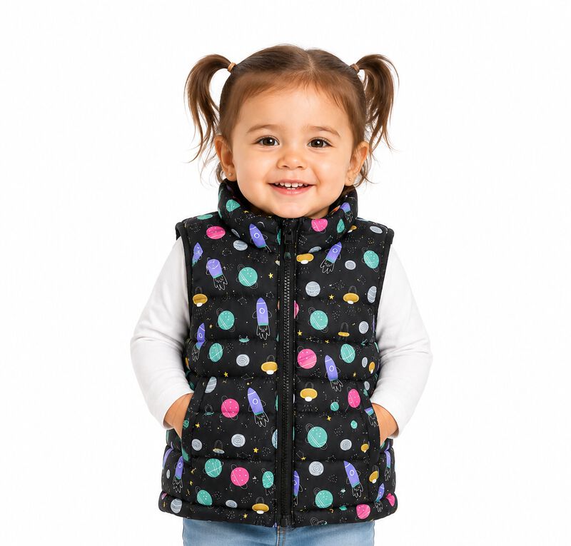 Chaleco American Fly 2652 Para Ni&ntilde;a Estampado P... image number null