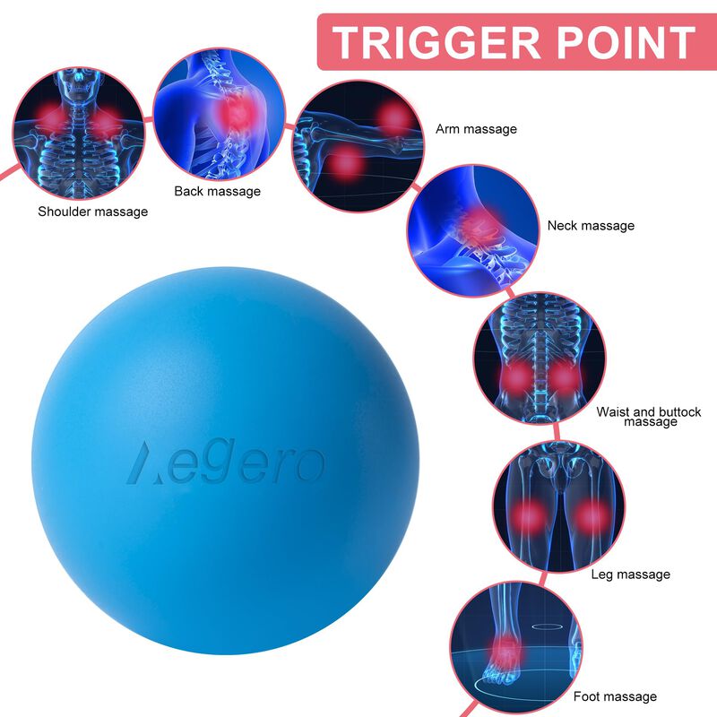 Pelotas De Lacrosse De Masaje Aegero Para Liber... image number null
