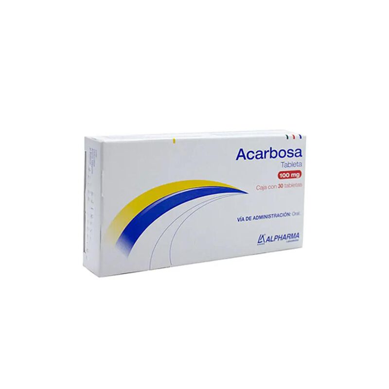 Acarbosa 100 Mg 30 Tableta(s) image number null
