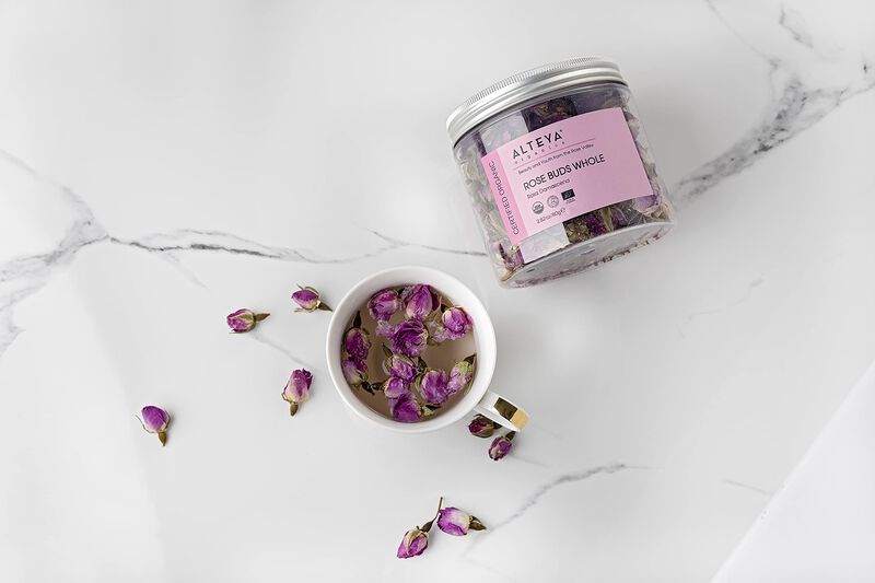 T&eacute; De Botones De Rosa Alteya Organics, Certific... image number null