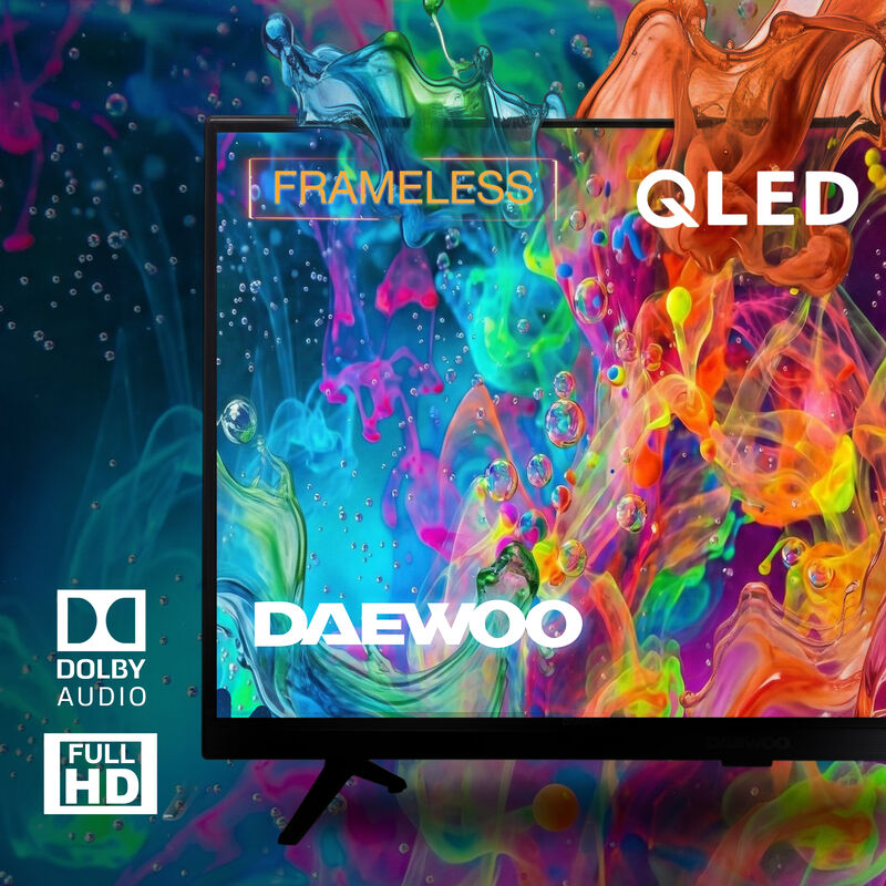 Daewoo Pantalla  40 Pulgadas  Full Hd Qled  Fra... image number null
