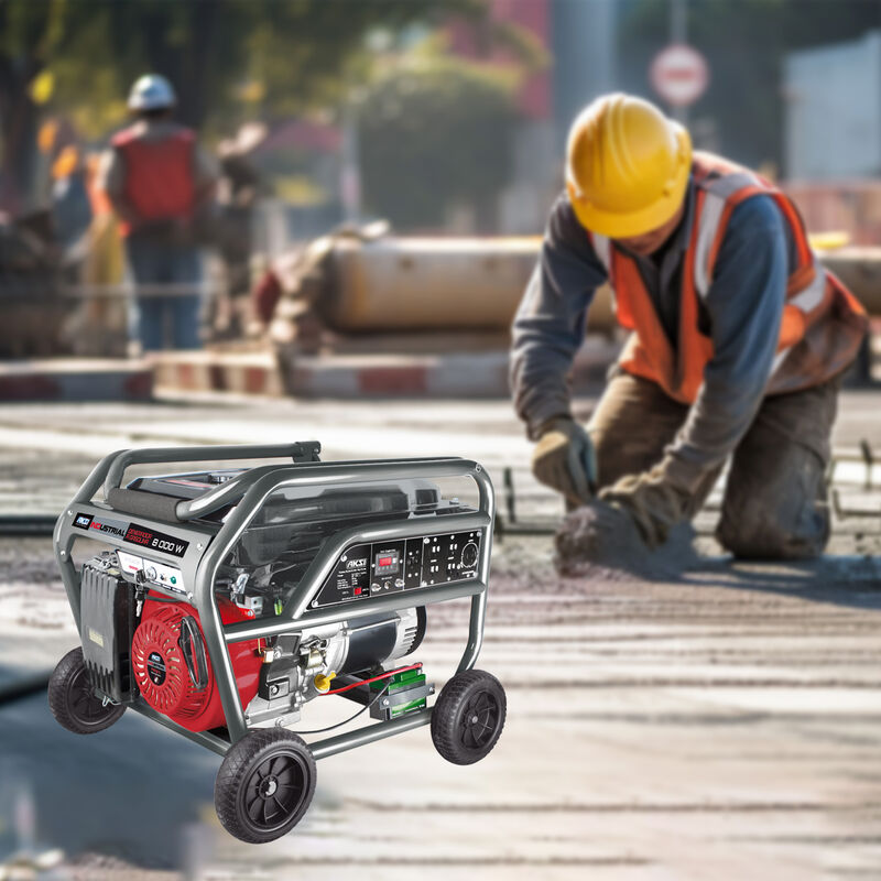 Generador Electrico Aksi Portatil a Gasolina 15... image number null