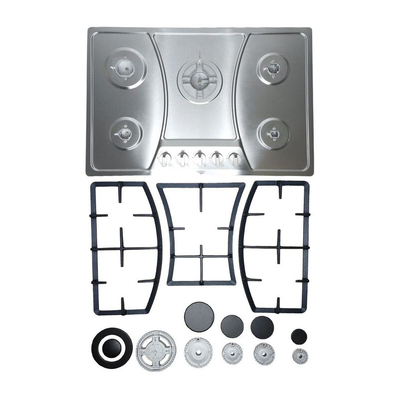 Parrilla Gas 5 Quemadores Acero Inoxidable Empo... image number null