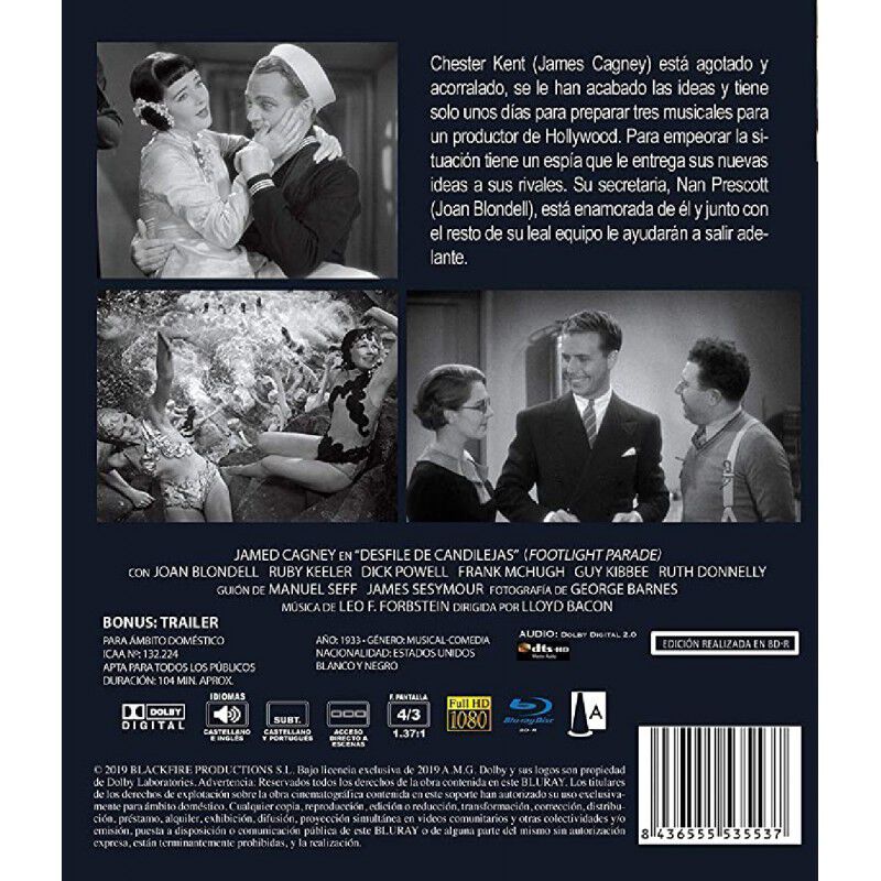 Desfile De Candilejas [blu-ray] (1933) Footligh... image number null
