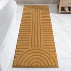 Alfombra De Ba&ntilde;o Shacos 61 cm X 152 cm Mostaza Antideslizante