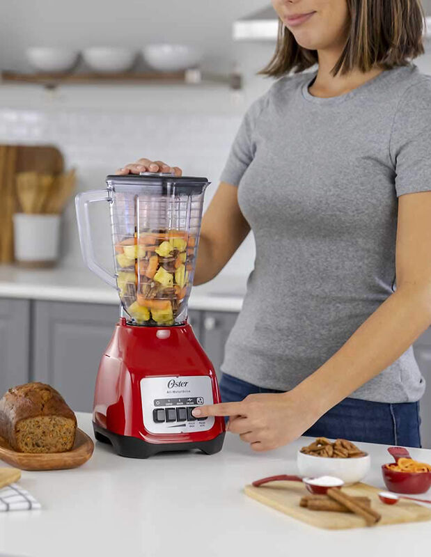 Licuadora Oster Kaliman 1.25 Litros Botones Roj... image number null