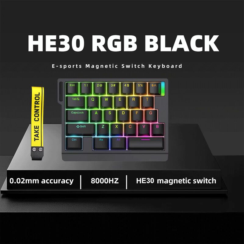 Teclado Zuoya He30 Rgb Hotswap 8khz Con Cable image number null