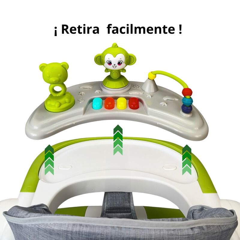 Andadera Infantil Con Asiento Acolchado, Centro... image number null