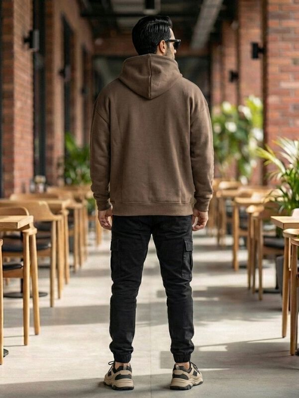 Sudadera Hoodie para Hombre con Capucha y Bolsi... image number null