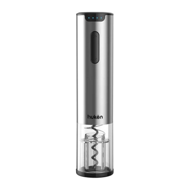 Descorchador El&eacute;ctrico Huken Premium Gris Hu-wo... image number null