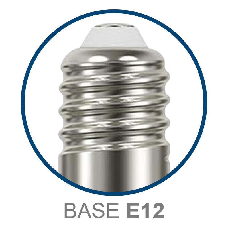 Pack de 10 focos LED Aksi 4W Flama Base E12 Luz... image number null