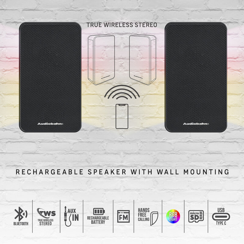 Bocina recargable Audiobahn STUDIO image number null