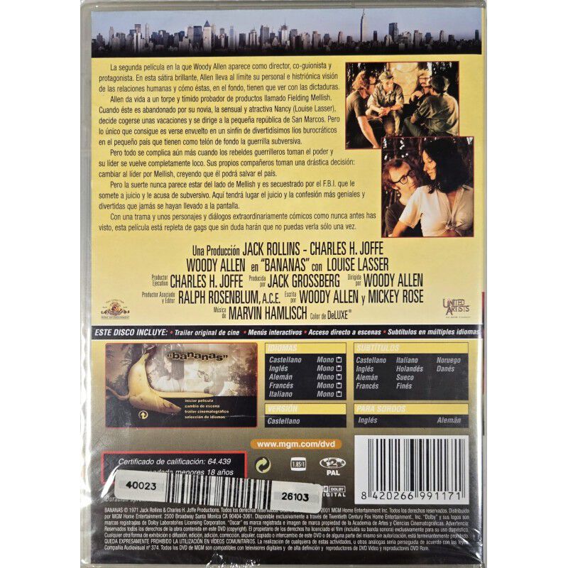 Bananas (dvd) 1971 image number null