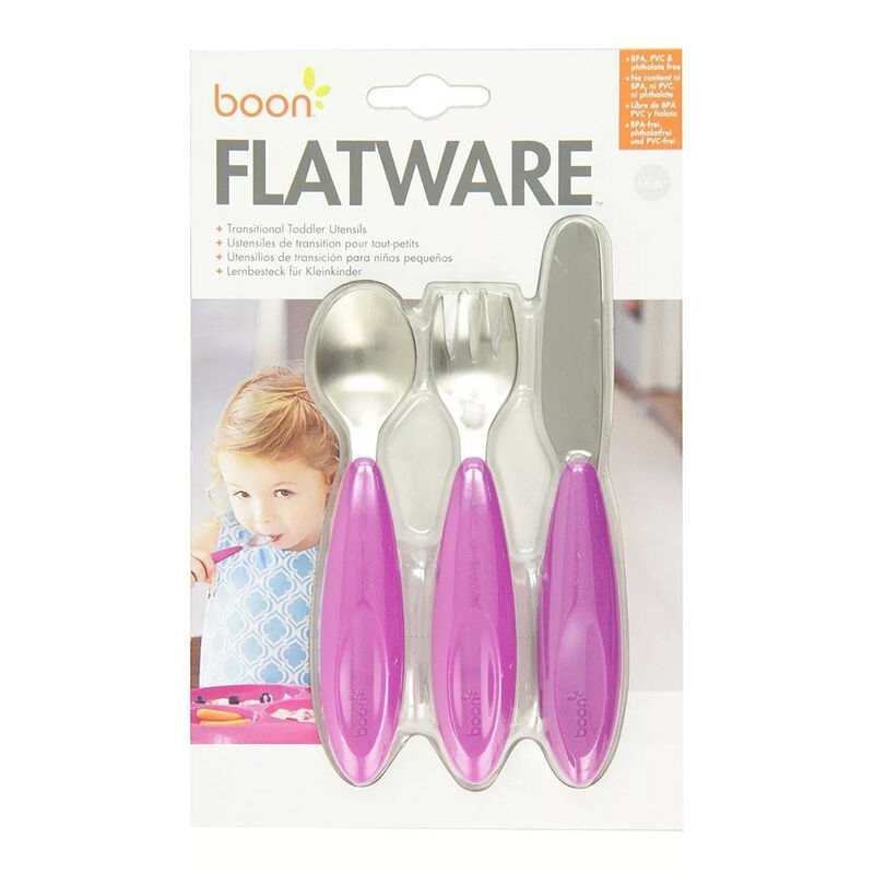 Juego De Cubiertos Transicionales Infantiles Bo... image number null