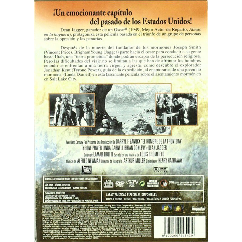 El hombre de la frontera [DVD] image number null