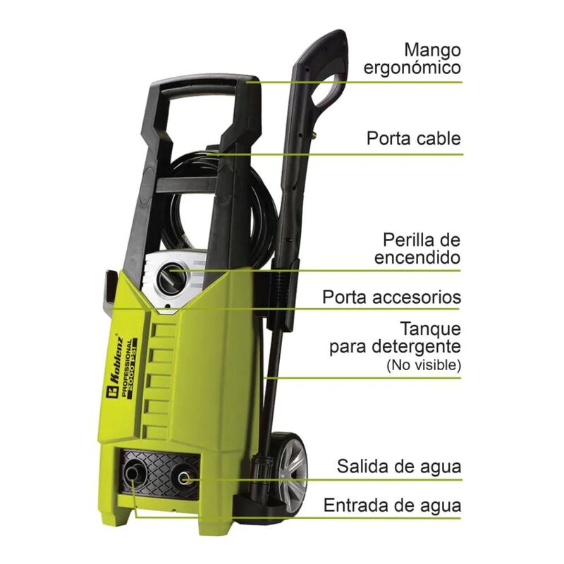 Kit Hidrolavadora Koblenz Hl-310v 2000psi, Mang... image number null
