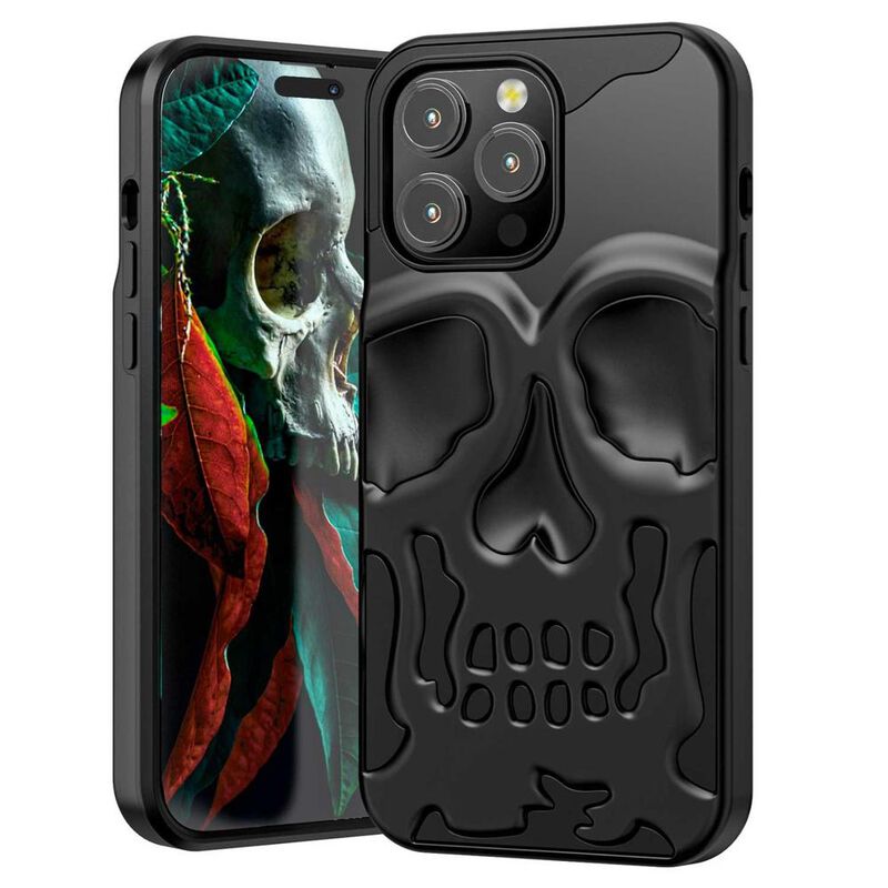 Funda MYBAT Skullcap para iPhone 14 PRO Negra image number null