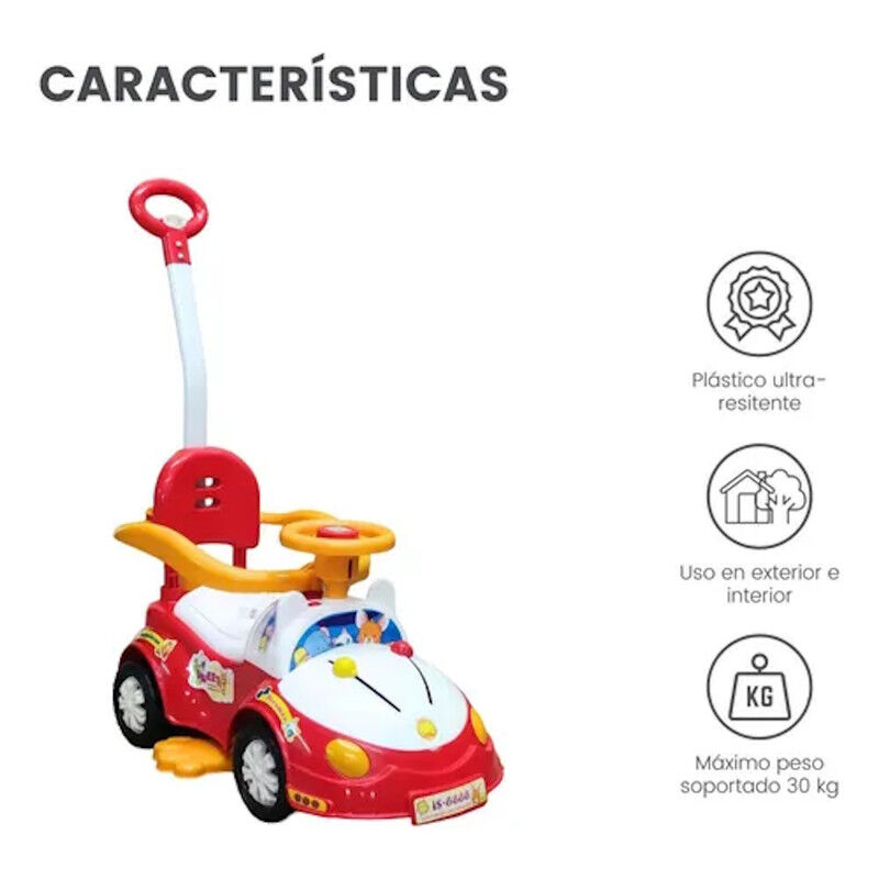 Montable Infantil 4 En 1 RojoCajuela Bast&oacute;n Gu&iacute;... image number null