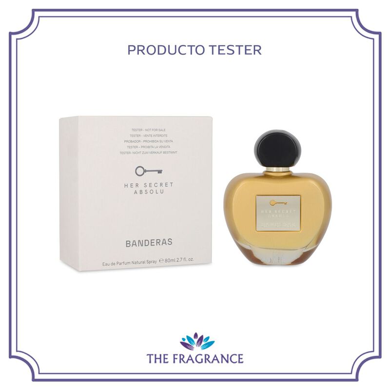Tester Banderas Her Secret Absolu 80ml Edp Spra... image number null