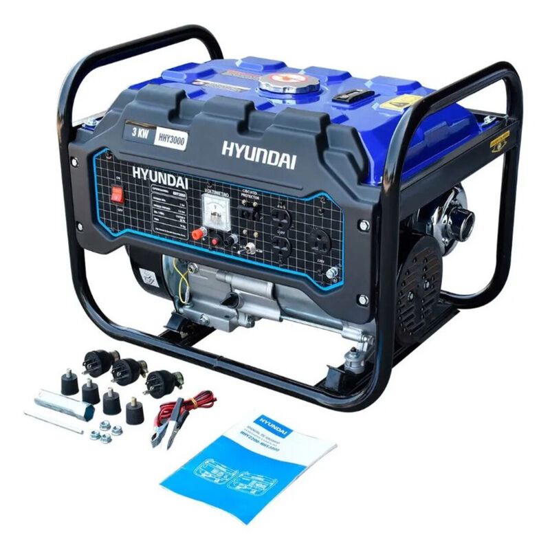 Generador Gasolina Bif&aacute;sico Portatil 3.0 Kw Hhy... image number null